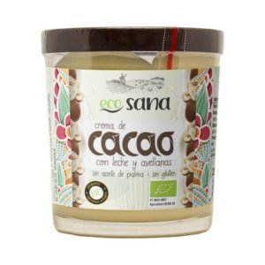 Crema de Cacao com Leche y Avellanas Bio 200 G