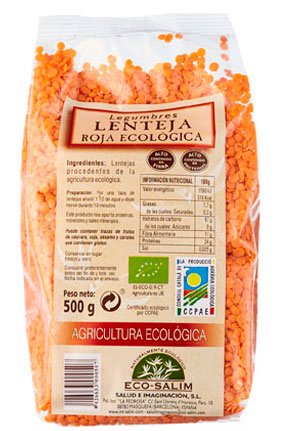 LENTEJA ROJA 500G