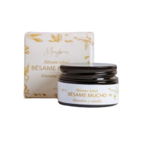 Maybeez Balsamo labial besame mucho 15 ml de almendras y vainilla. Alivio inmediato para los labios secos y agrietados.