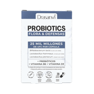 Probiotico flora de Drasanvi para cuidar tu salud digestiva y prevenir la inflamación