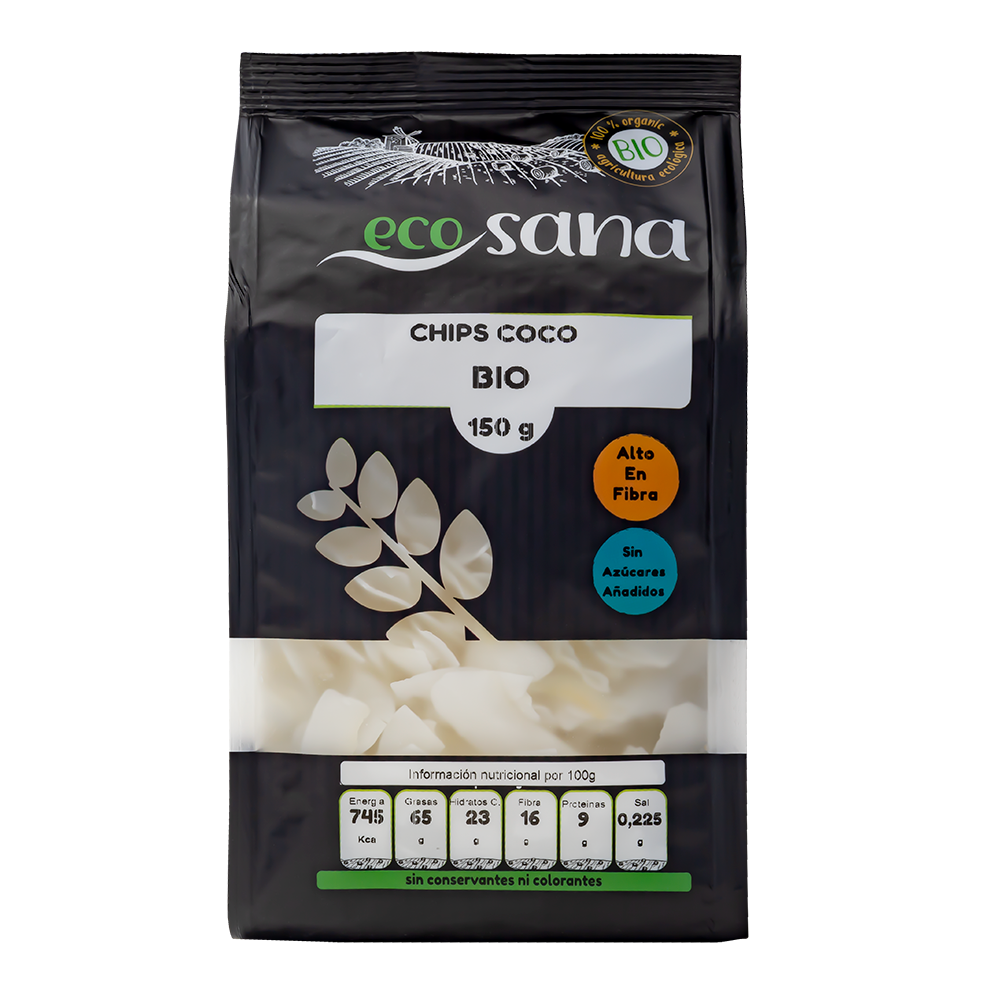 chips coco snack saludable