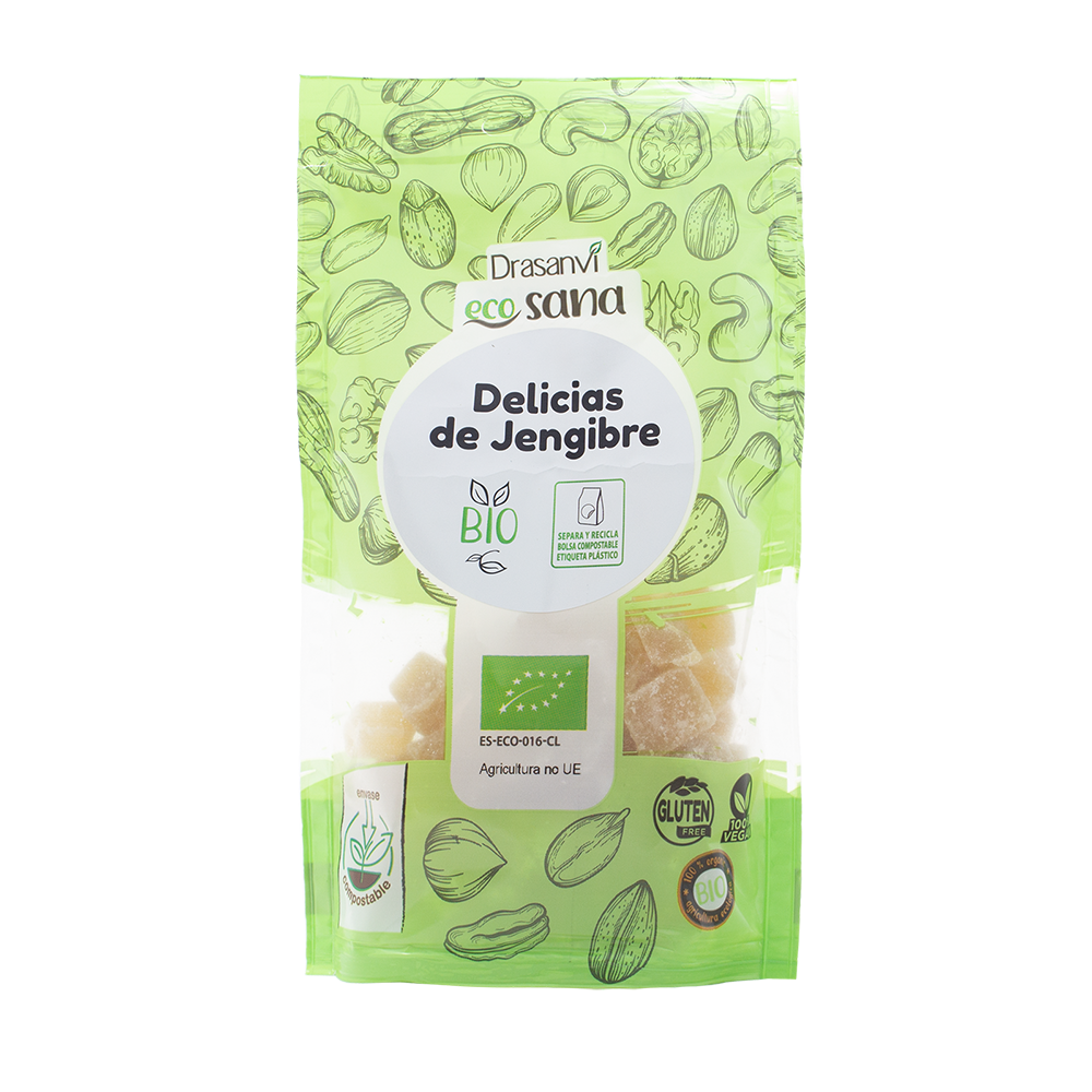 Jengibre en dados de Ecosana
